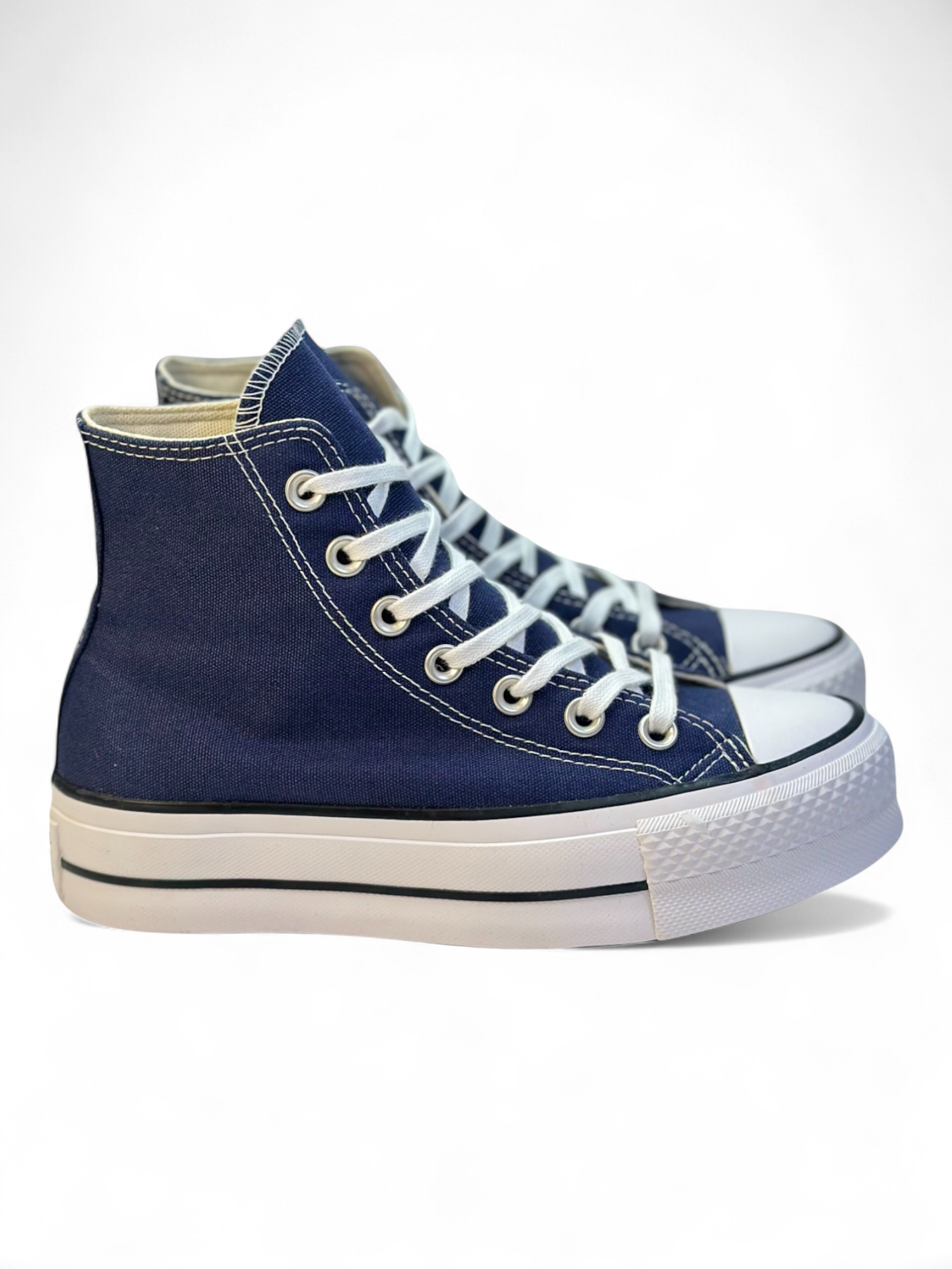 Converse Chuck Taylor All Star Plataforma Azul De Bota