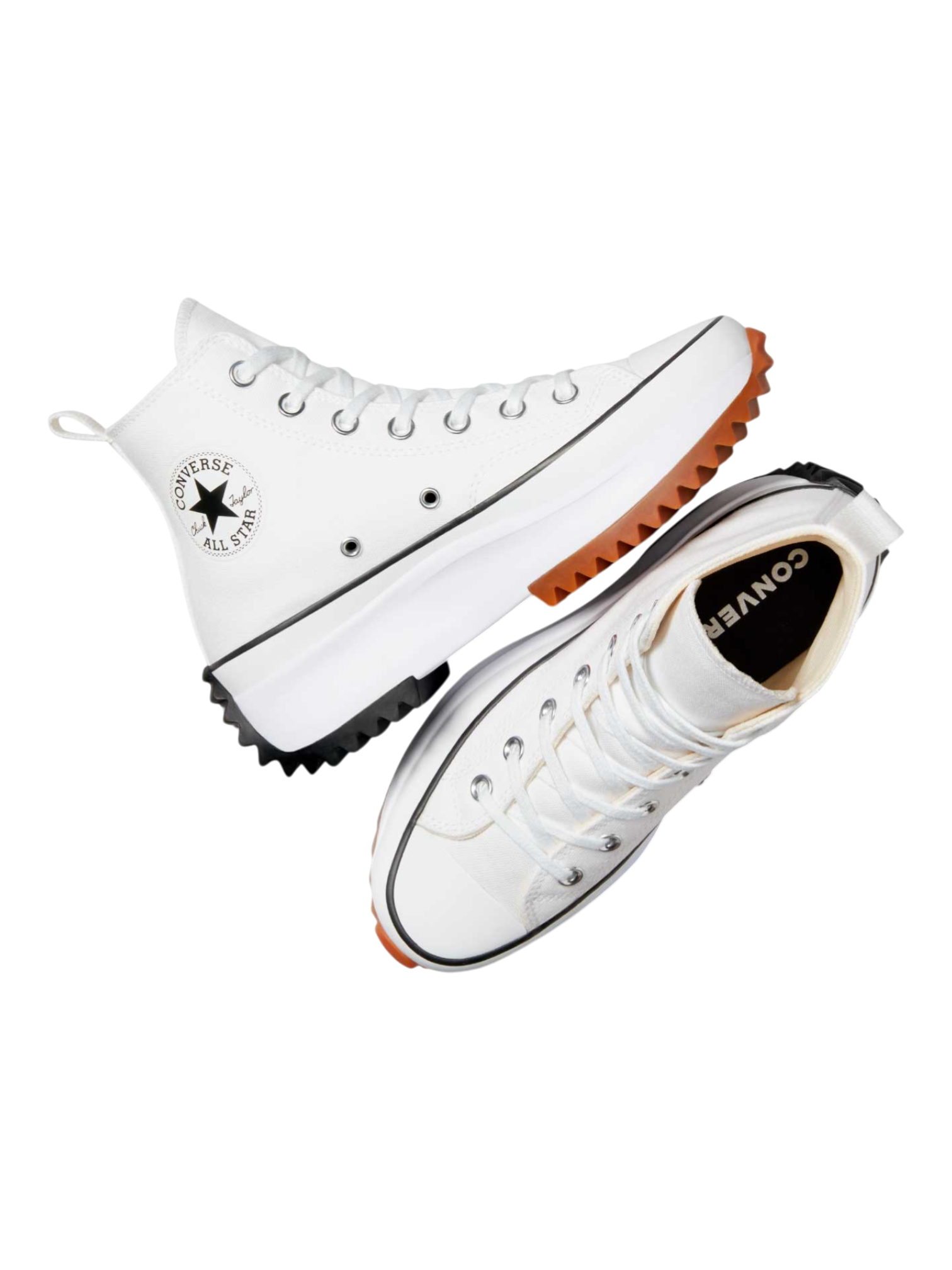 Converse Run Star Hike De Bota Blanco De Lona
