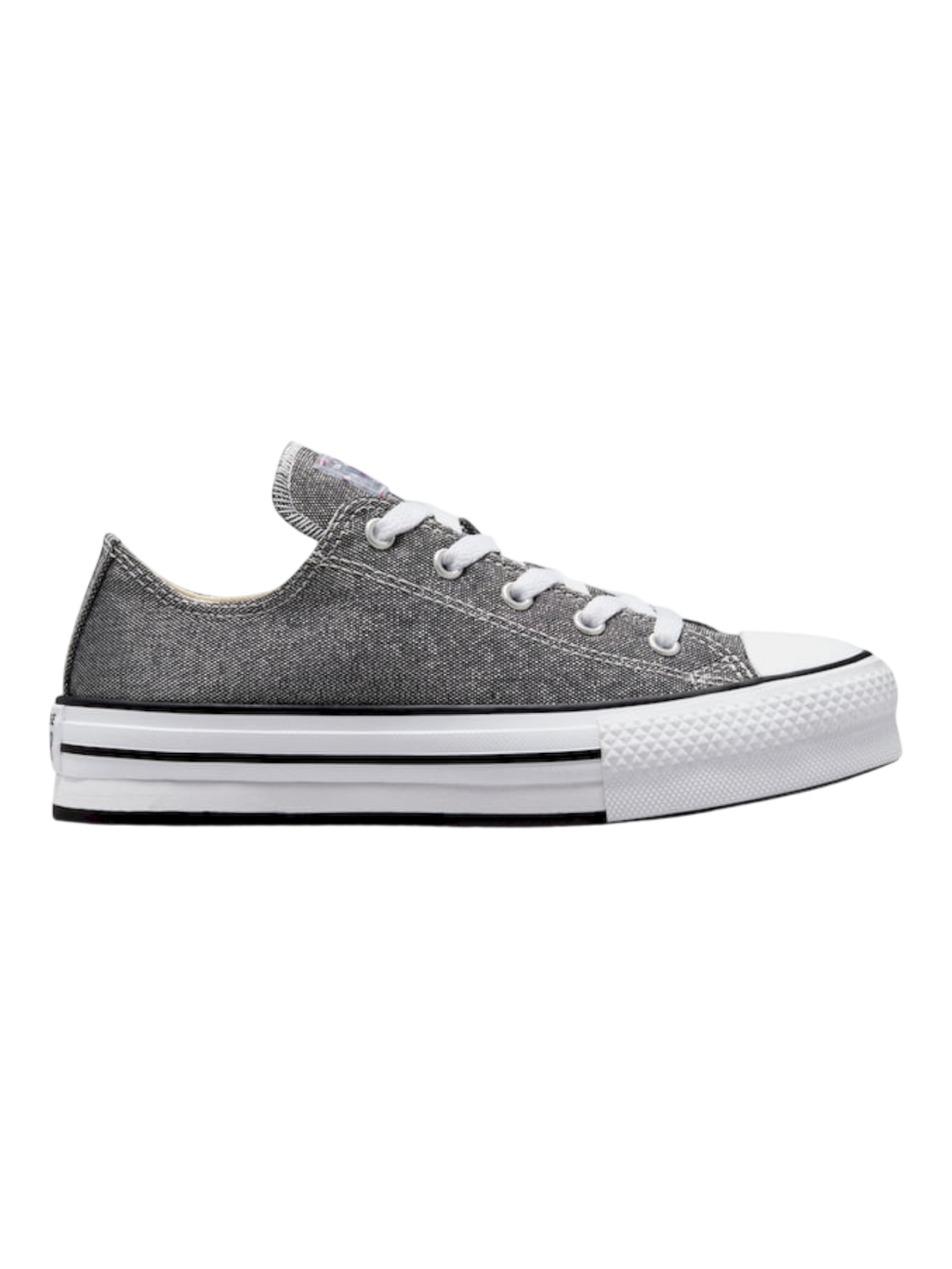 Converse CTAS Eva Lift Ox Negro/Plata