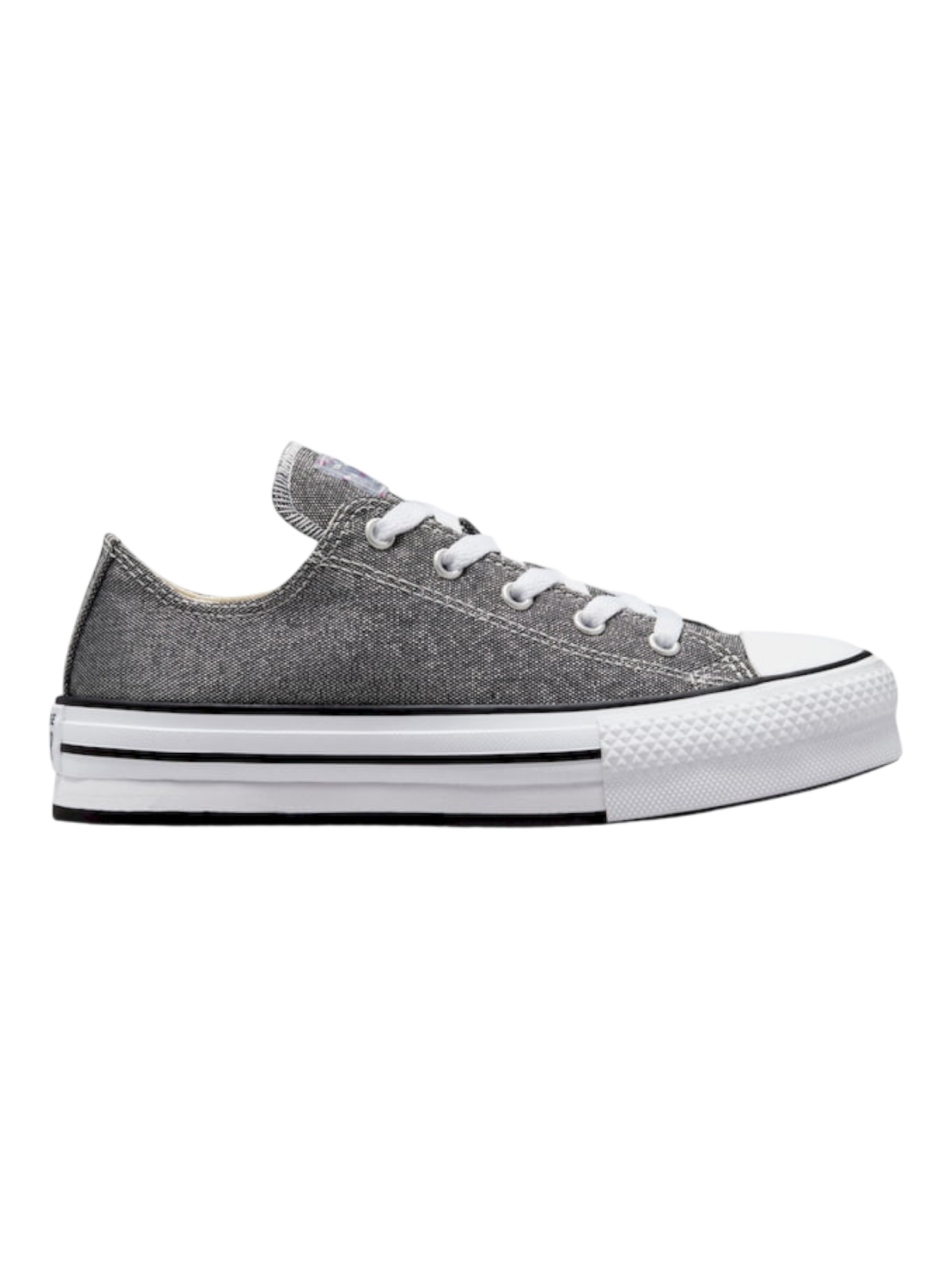 Converse CTAS Eva Lift Ox Negro/Plata