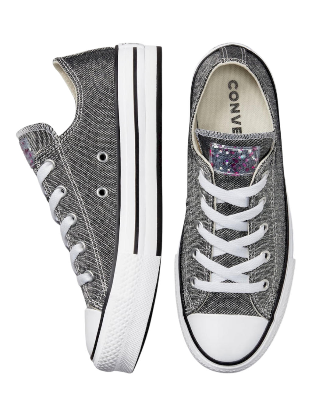 Converse CTAS Eva Lift Ox Negro/Plata