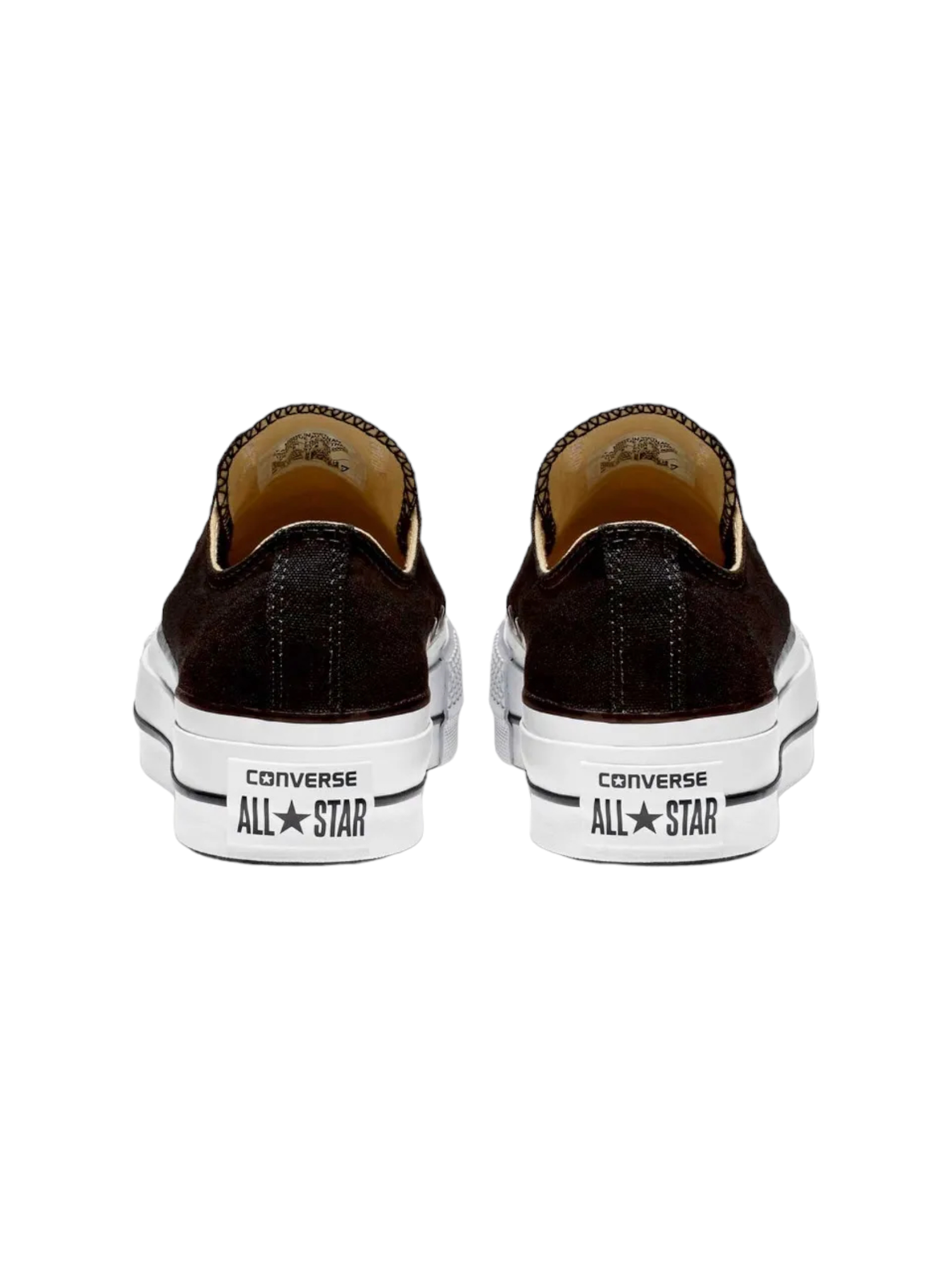 Converse Chuck Taylor All Star Plataforma Ox Negro De Lona
