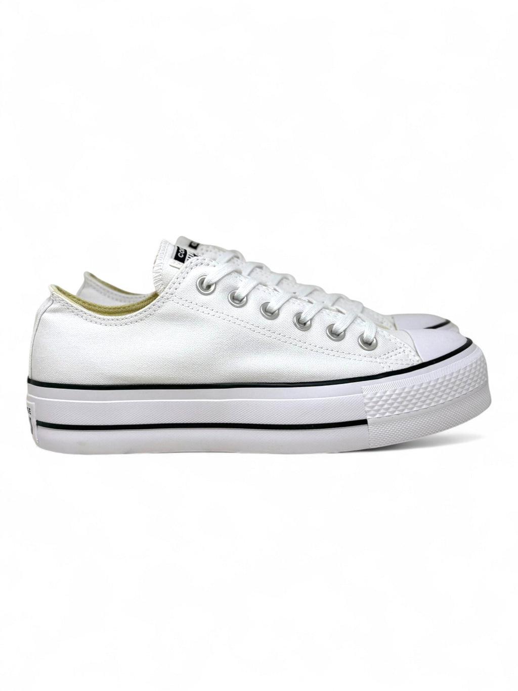 Converse Chuck Taylor All Star Plataforma Ox Blanco De Lona