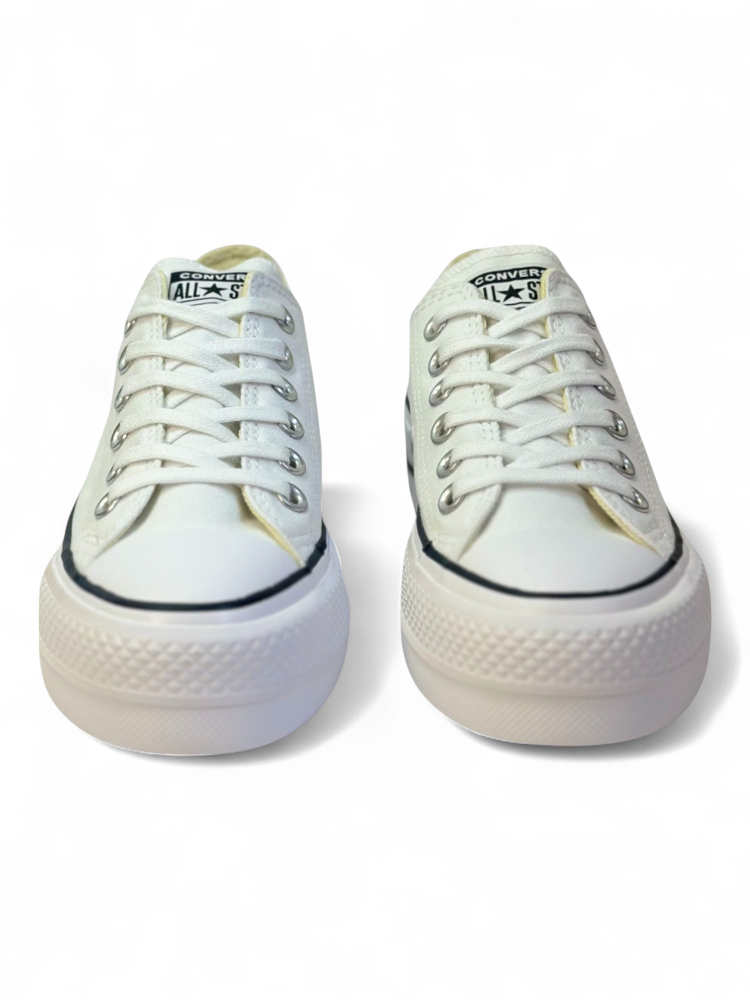 Converse Chuck Taylor All Star Plataforma Ox Blanco De Lona