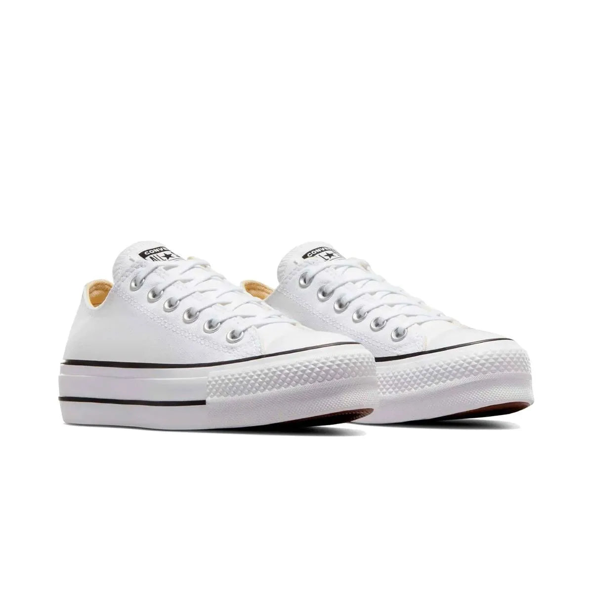 Converse Chuck Taylor All Star Plataforma Ox Blanco De Lona