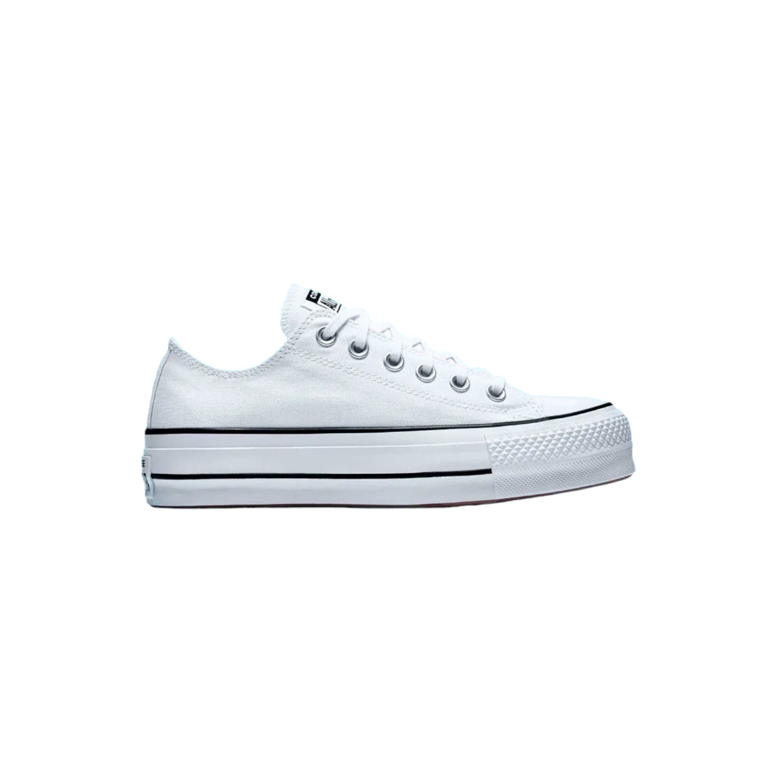 Converse Chuck Taylor All Star Plataforma Ox Blanco De Lona