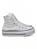 Converse Chuck Taylor All Star Plataforma Hi Blanco De Lona