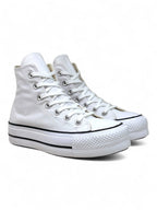 Converse Chuck Taylor All Star Plataforma Hi Blanco De Lona