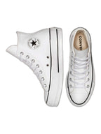 Converse Chuck Taylor All Star Plataforma Bota Blanco De Piel