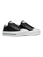 Converse Chuck Taylor All Star Plataforma Ox Negro De Piel