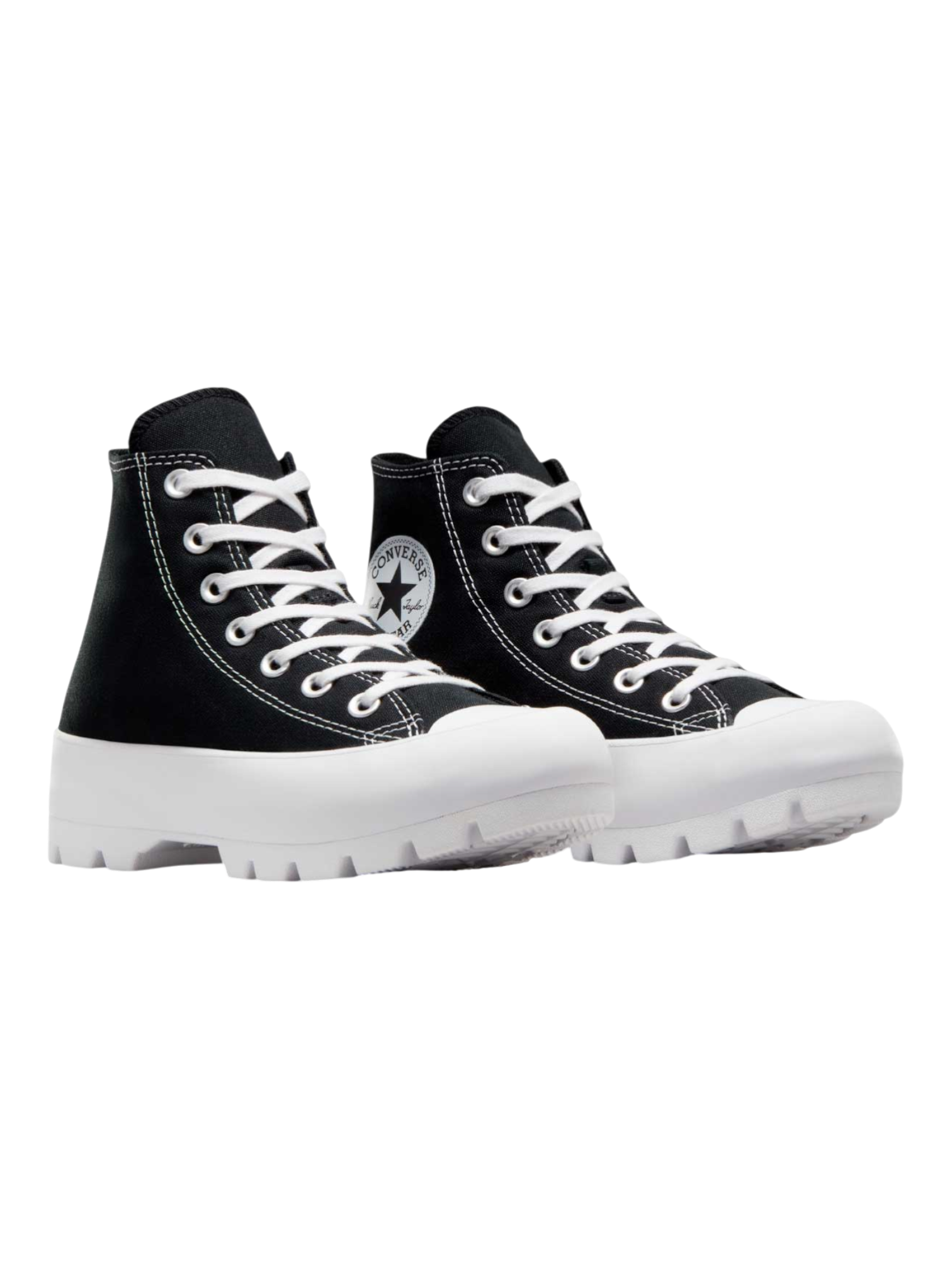 Converse Chuck Taylor All Star Plataforma Lugged Bota Negra De Lona