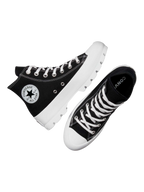 Converse Chuck Taylor All Star Plataforma Lugged Bota Negra De Lona