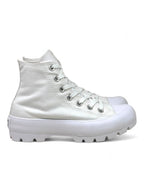 Converse Chuck Taylor All Star Plataforma Lugged Bota Blanco De Lona