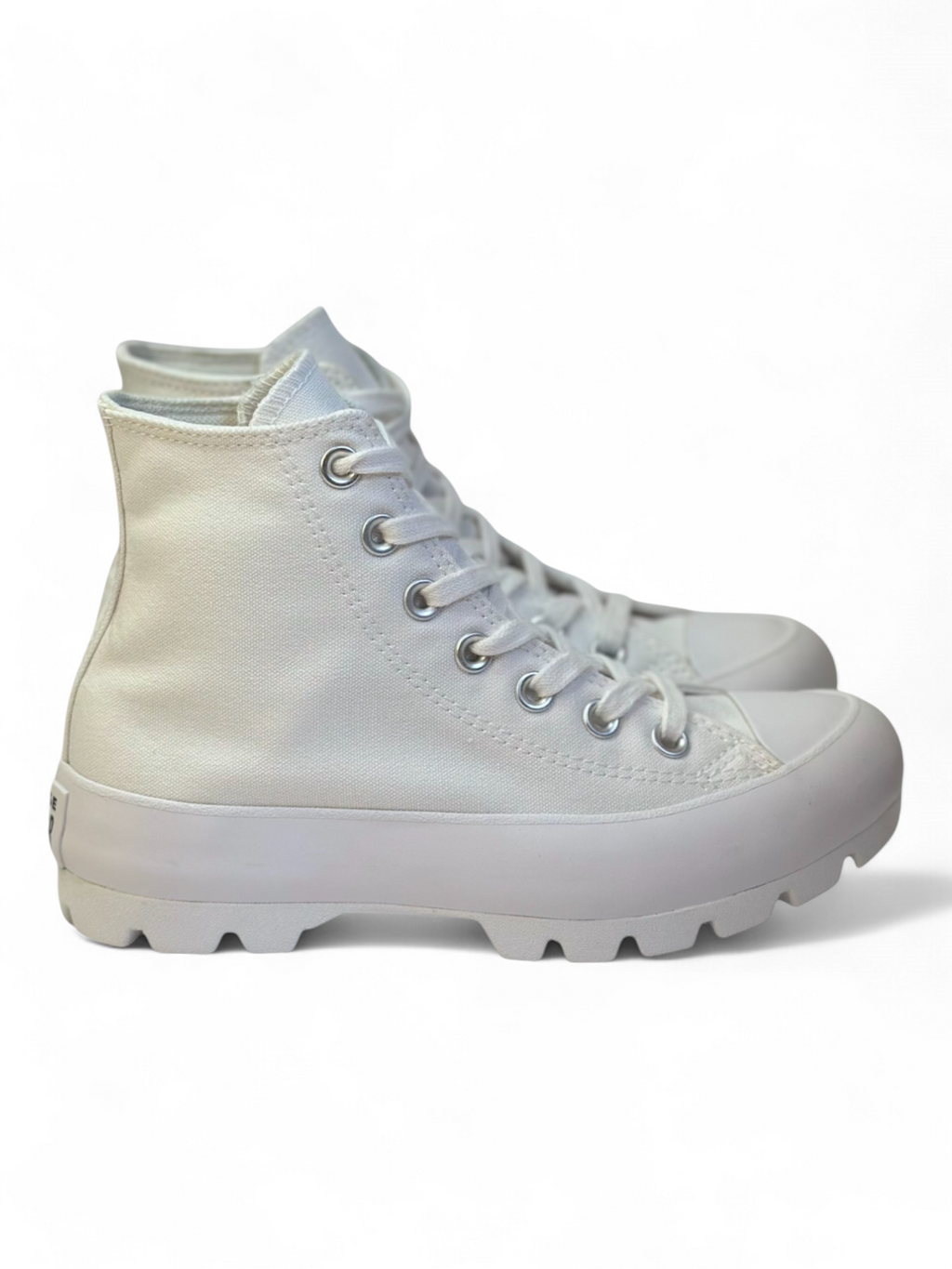Converse Chuck Taylor All Star Plataforma Lugged Bota Blanco De Lona