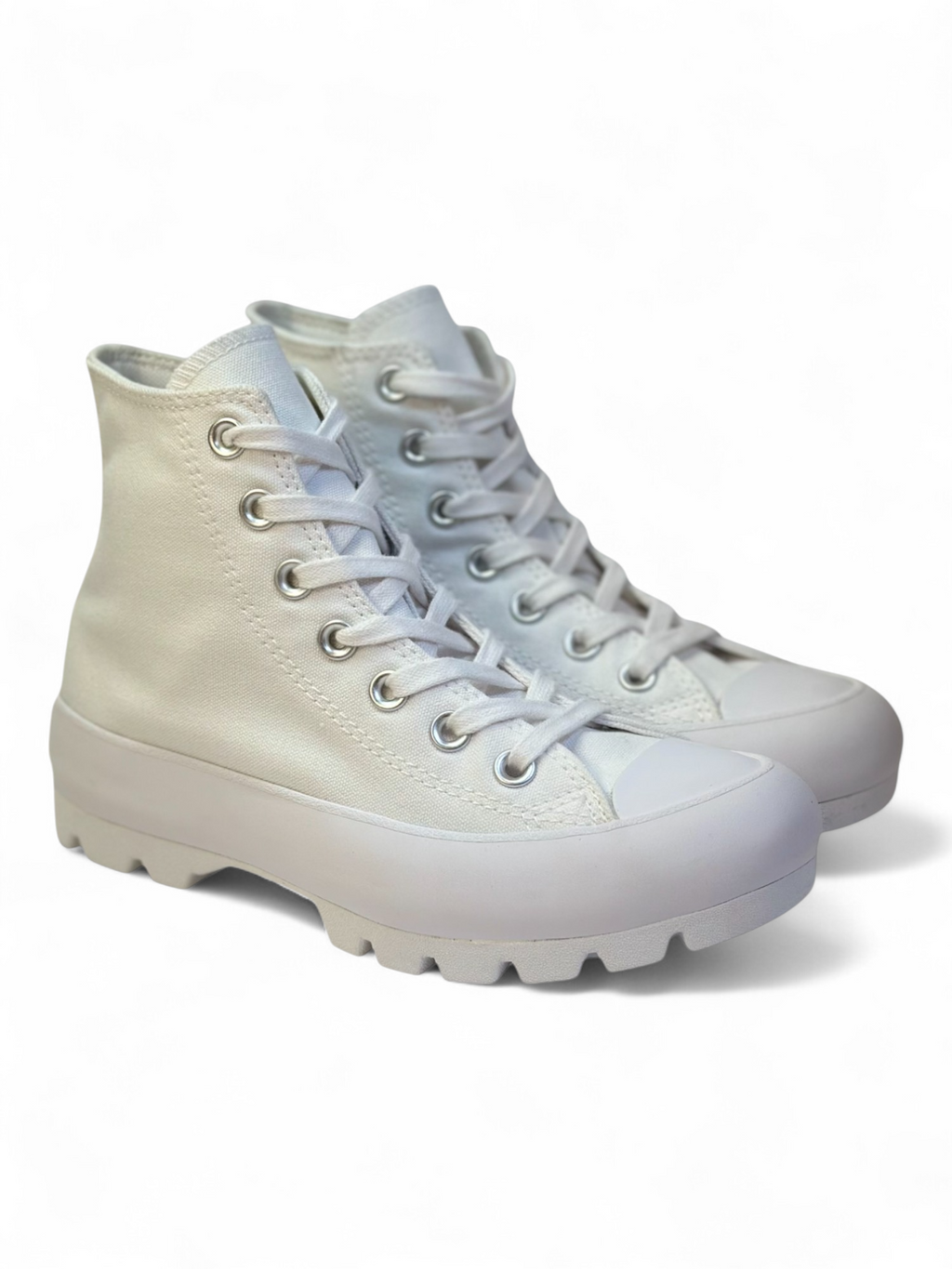 Converse Chuck Taylor All Star Plataforma Lugged Bota Blanco De Lona