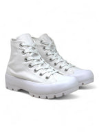 Converse Chuck Taylor All Star Plataforma Lugged Bota Blanco De Lona