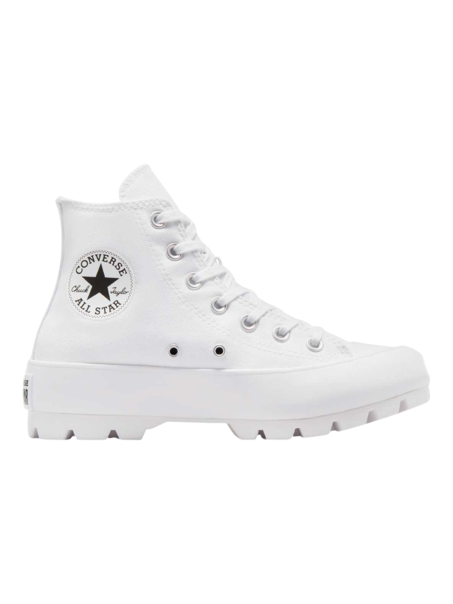 Converse Chuck Taylor All Star Plataforma Lugged Bota Blanco De Lona