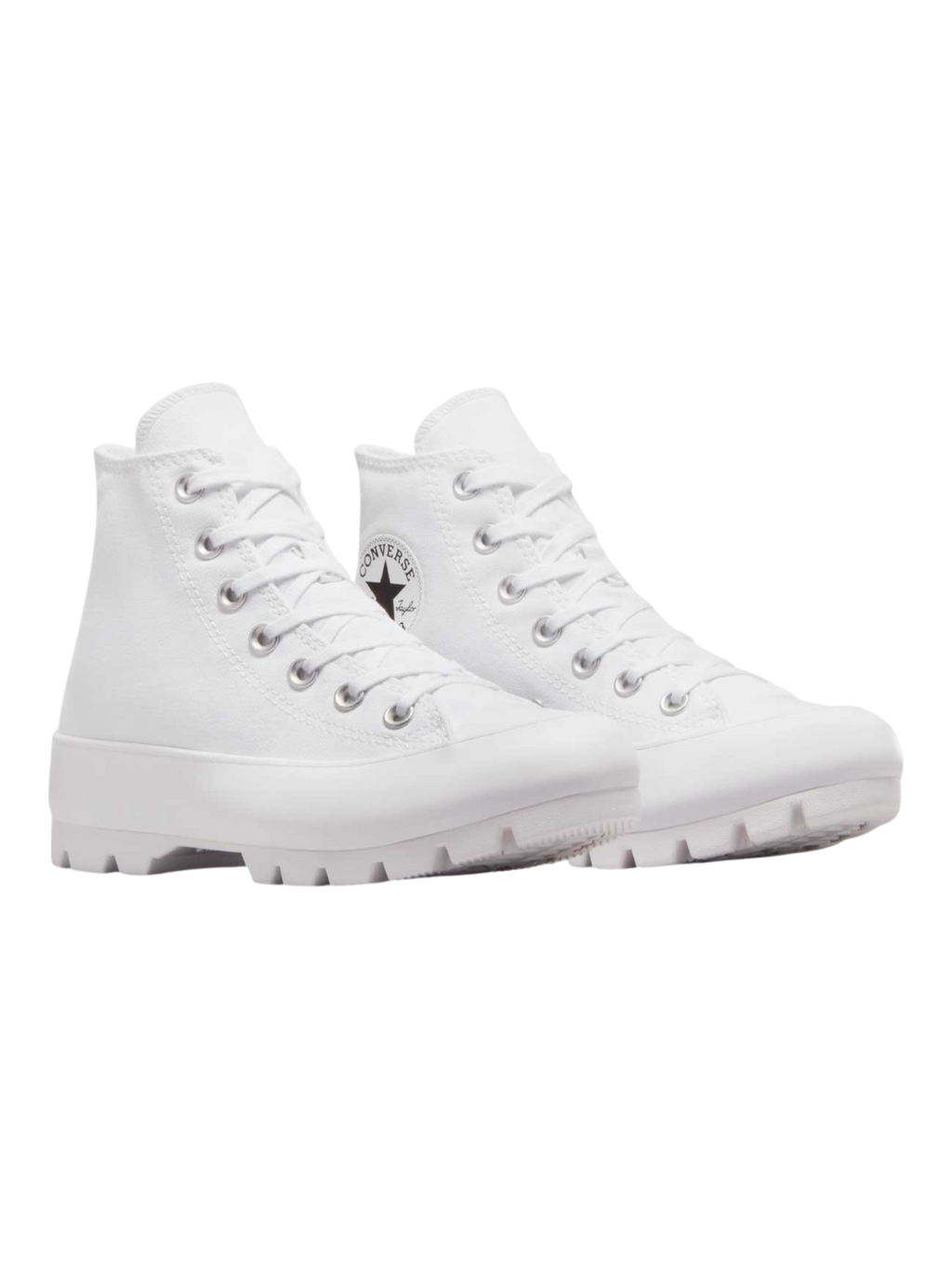 Converse Chuck Taylor All Star Plataforma Lugged Bota Blanco De Lona
