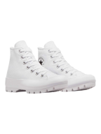 Converse Chuck Taylor All Star Plataforma Lugged Bota Blanco De Lona