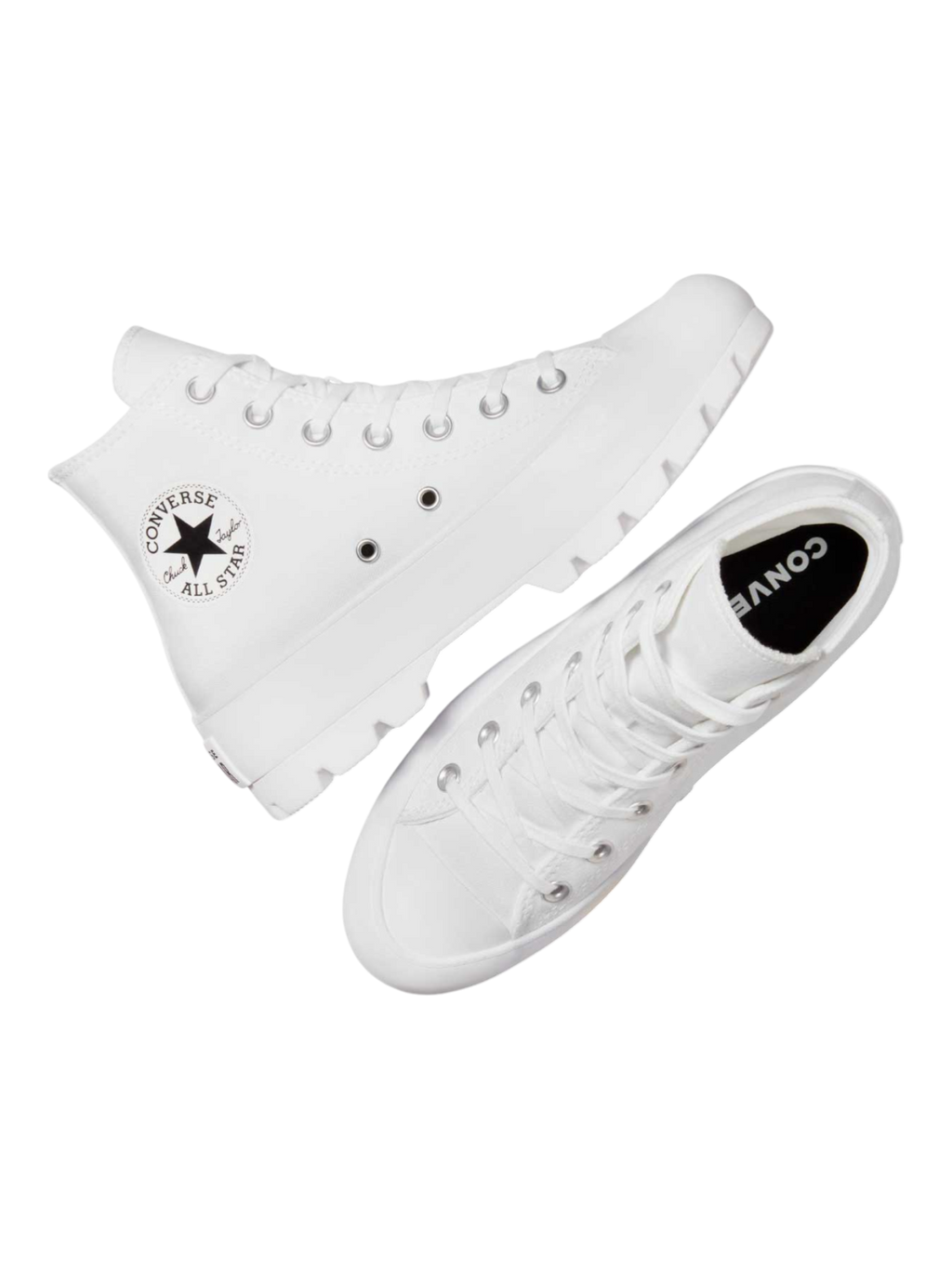 Converse Chuck Taylor All Star Plataforma Lugged Bota Blanco De Lona
