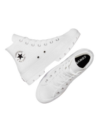 Converse Chuck Taylor All Star Plataforma Lugged Bota Blanco De Lona