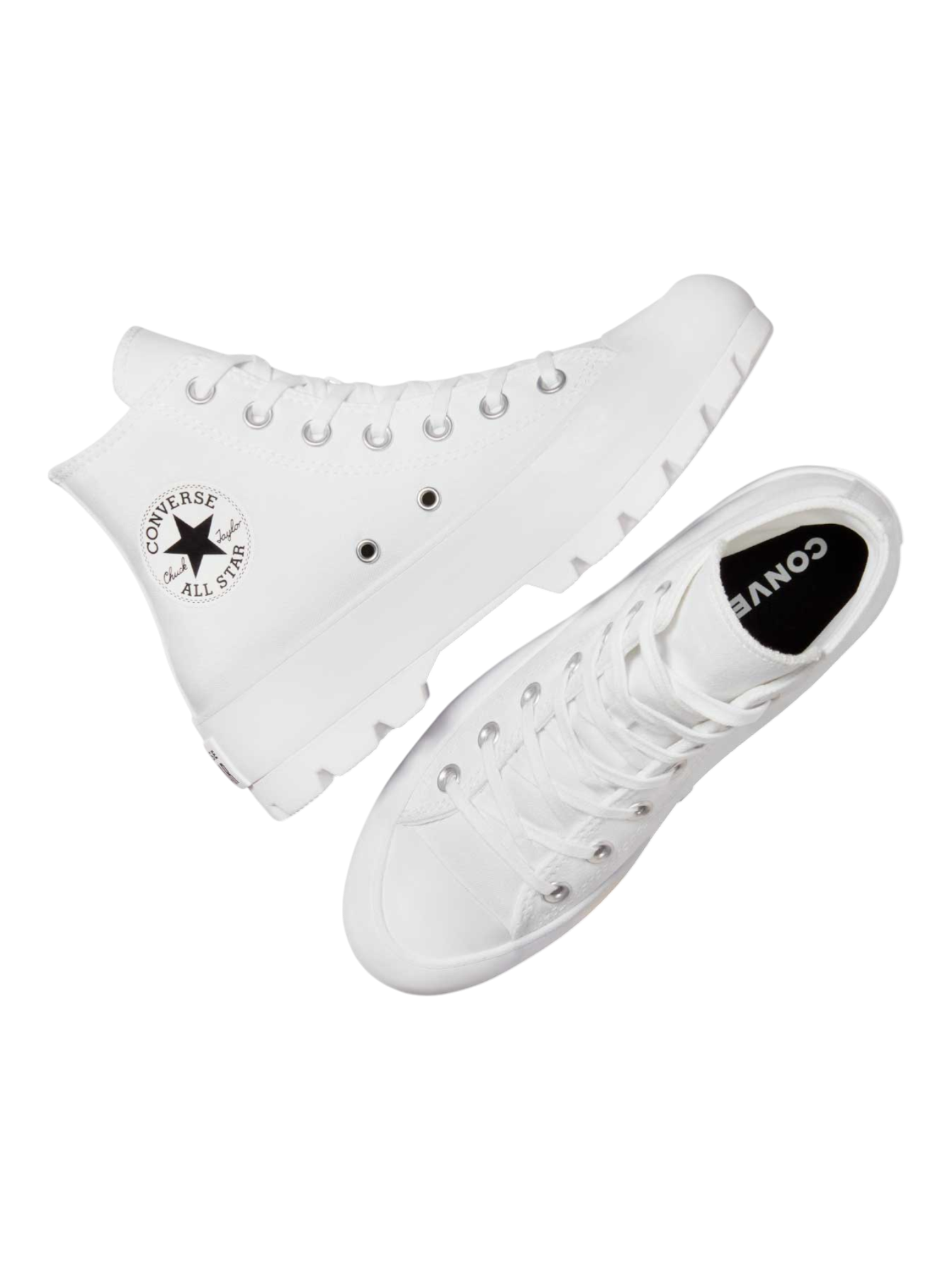 Converse Chuck Taylor All Star Plataforma Lugged Bota Blanco De Lona