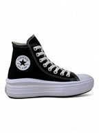 Converse Chuck Taylor All Star Plataforma Move Bota Negro De Lona