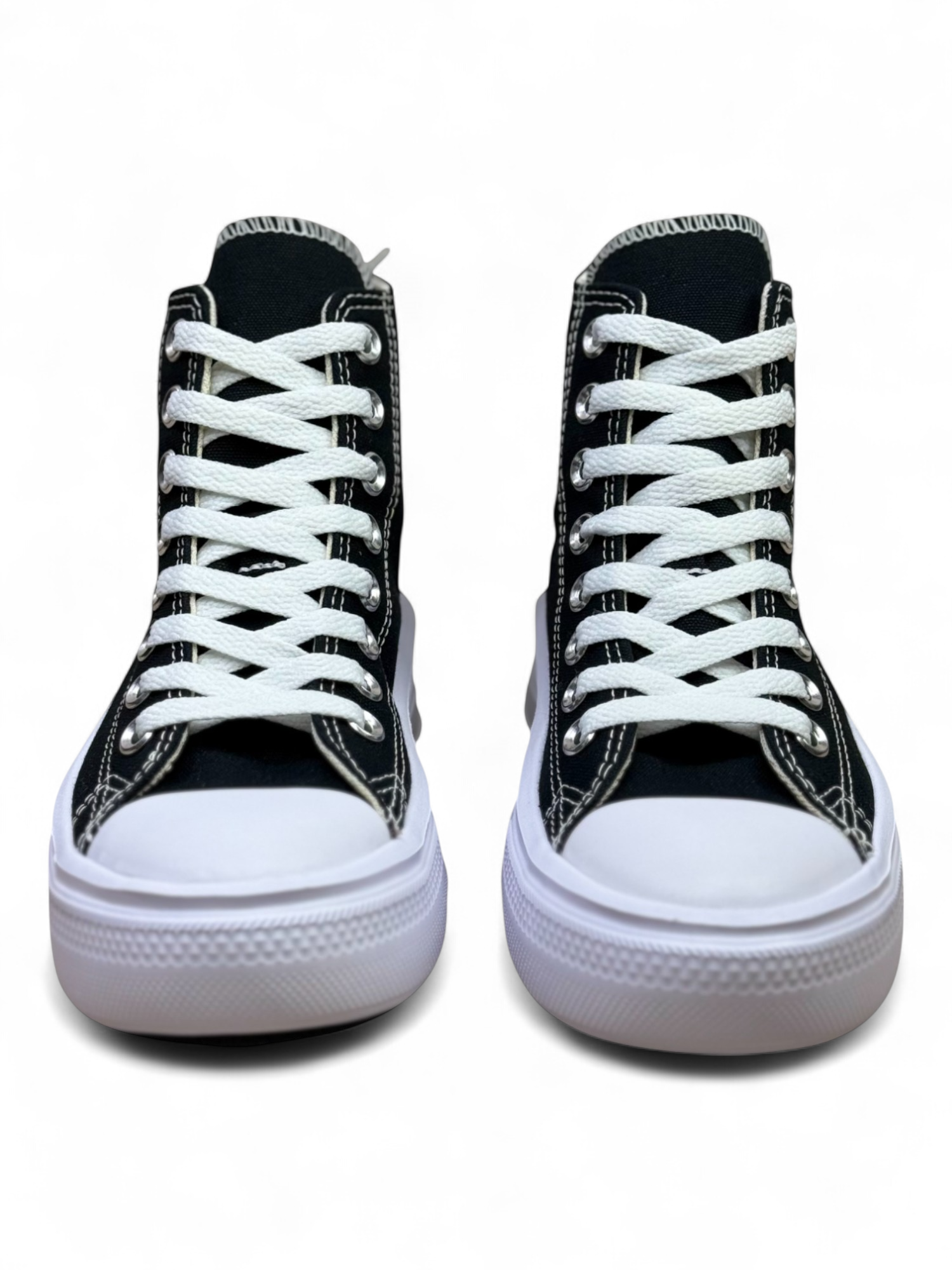 Converse Chuck Taylor All Star Plataforma Move Bota Negro De Lona