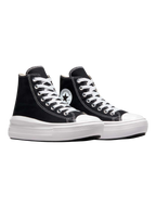 Converse Chuck Taylor All Star Plataforma Move Bota Negro De Lona