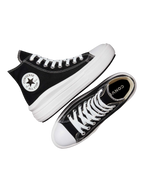 Converse Chuck Taylor All Star Plataforma Move Bota Negro De Lona