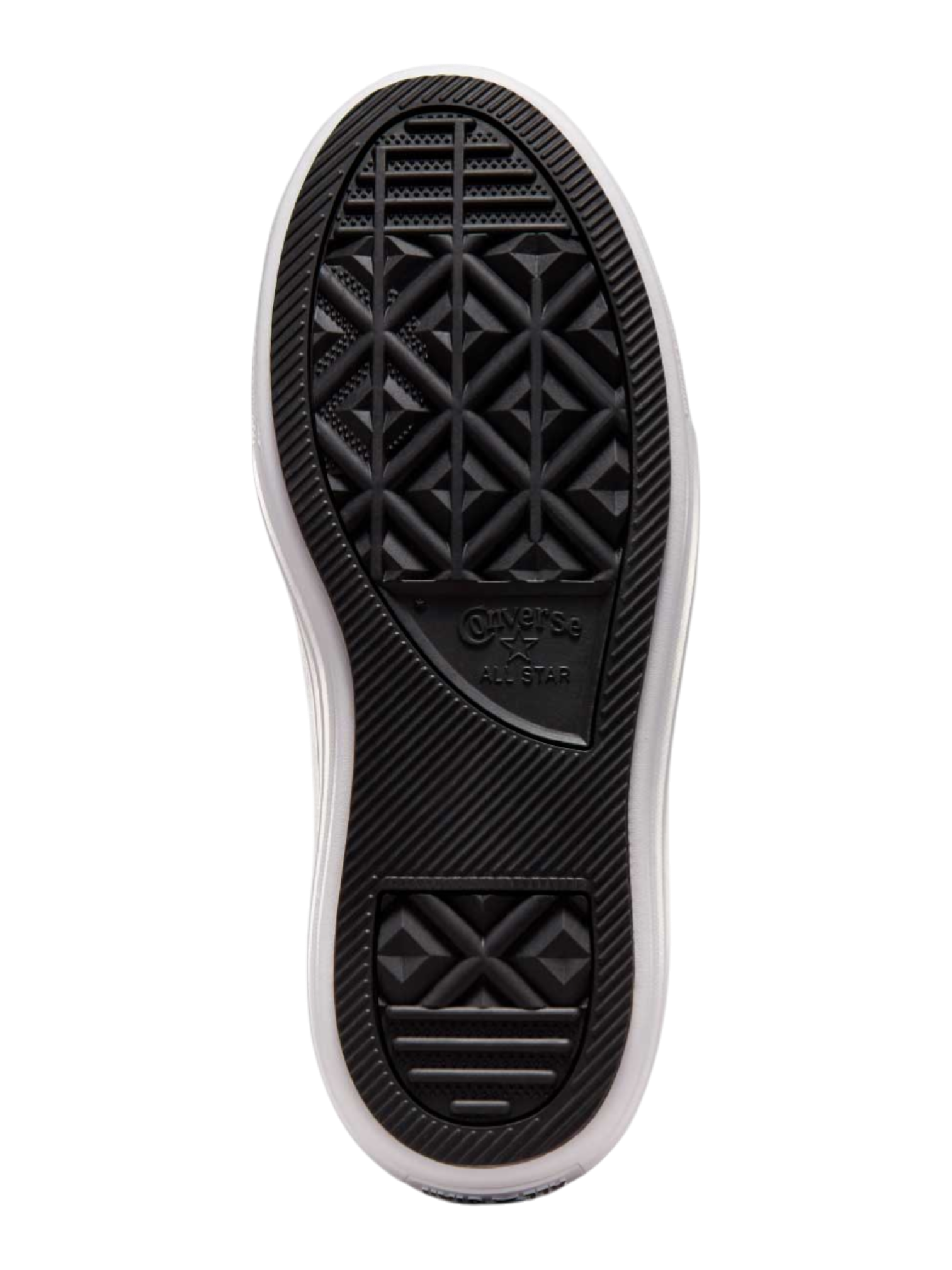 Converse Chuck Taylor All Star Plataforma Move Bota Negro De Lona