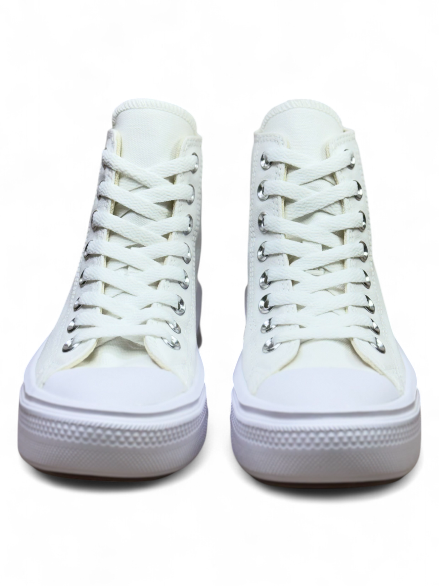 Converse Chuck Taylor All Star Plataforma Move Bota Blanco De Lona