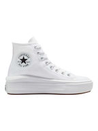 Converse Chuck Taylor All Star Plataforma Move Bota Blanco De Lona