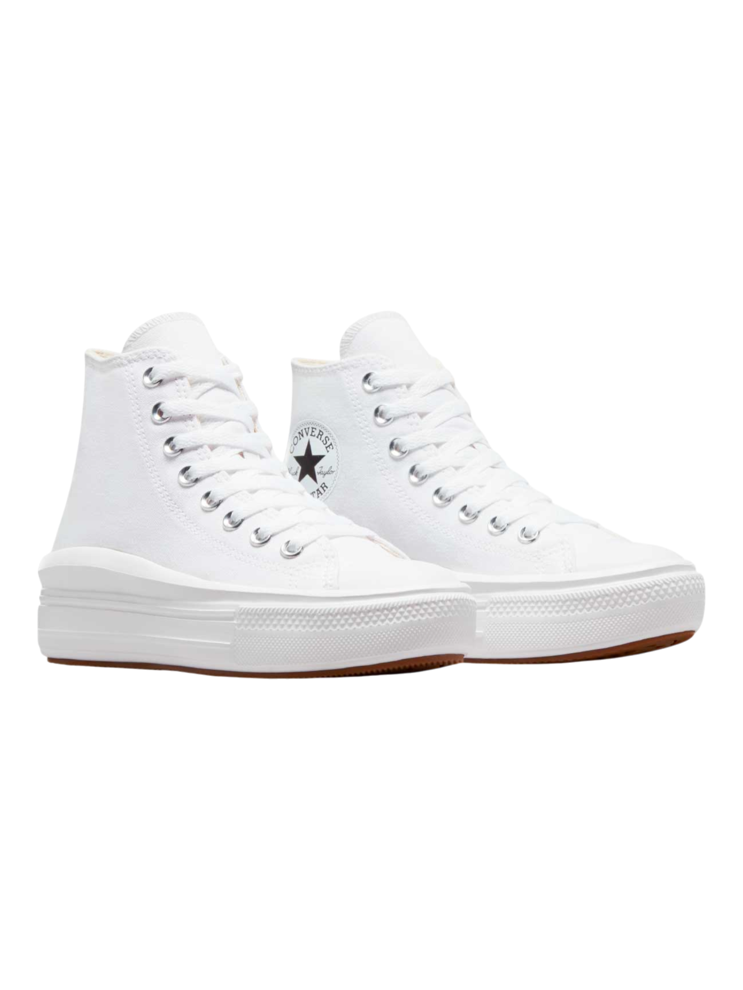 Converse Chuck Taylor All Star Plataforma Move Bota Blanco De Lona