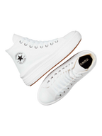 Converse Chuck Taylor All Star Plataforma Move Bota Blanco De Lona