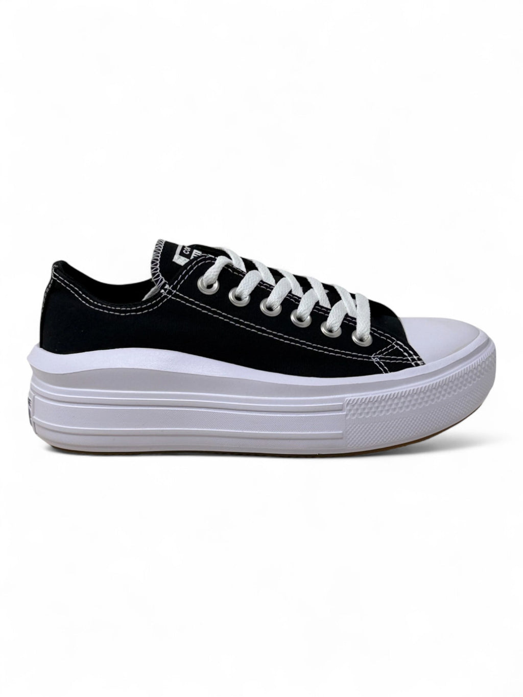 Converse Chuck Taylor All Star Plataforma Move Ox Negro De Lona