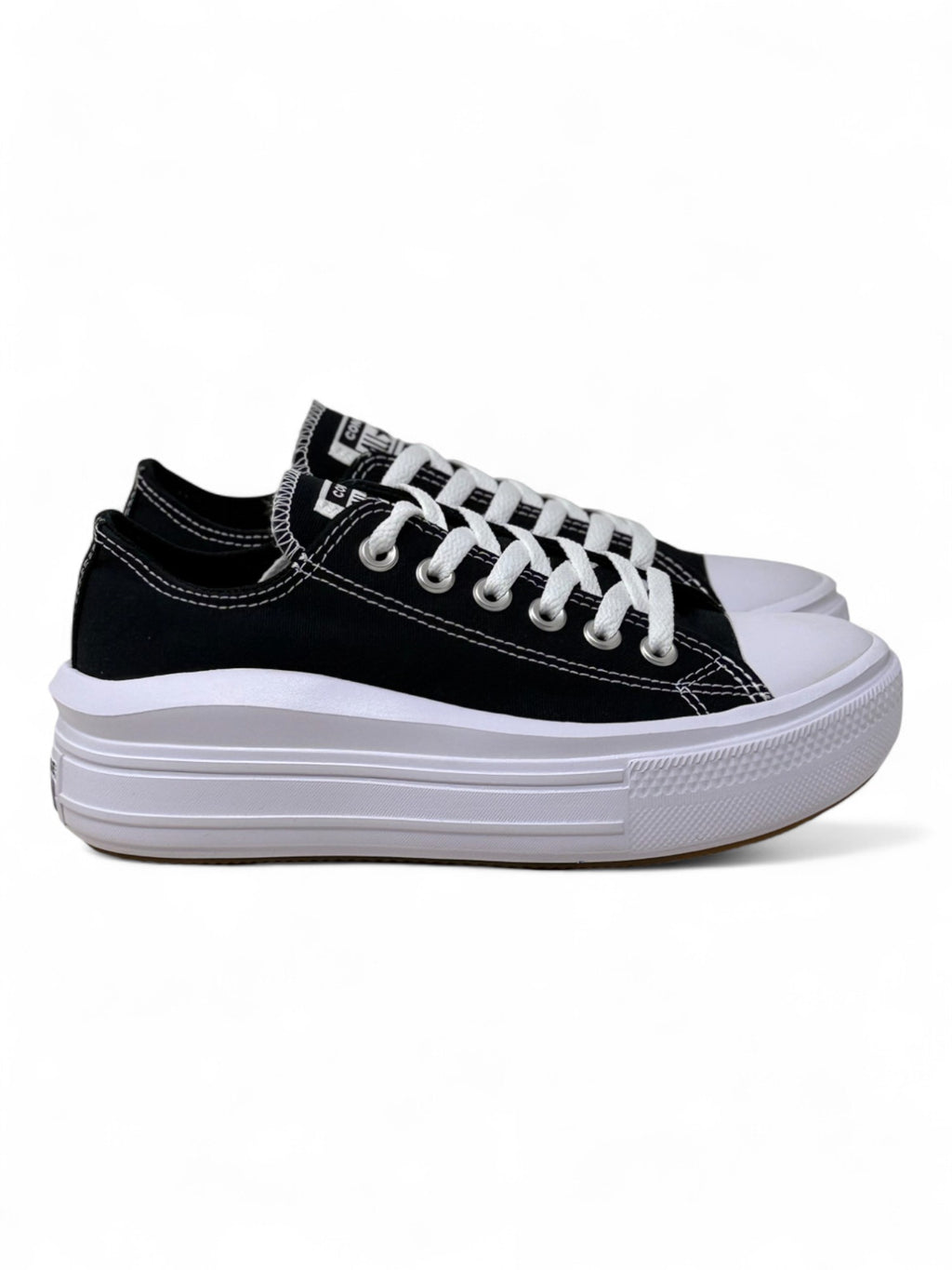 Converse Chuck Taylor All Star Plataforma Move Ox Negro De Lona