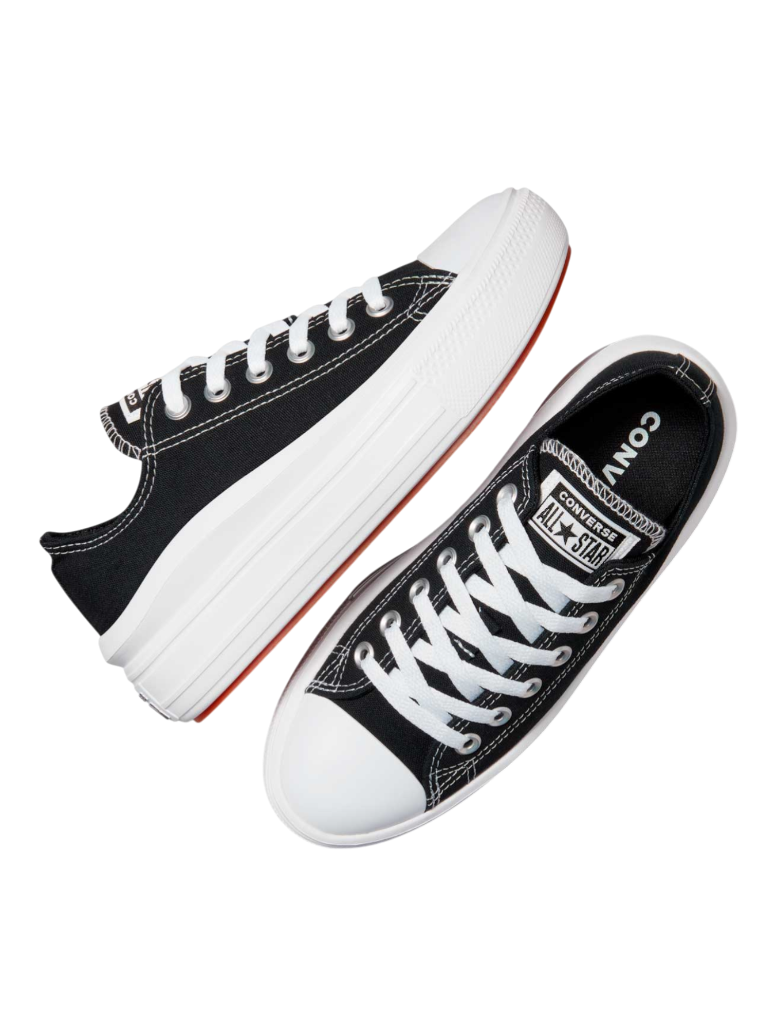 Converse Chuck Taylor All Star Plataforma Move Ox Negro De Lona