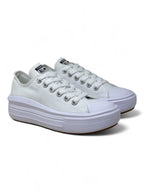 Converse Chuck Taylor All Star Plataforma Move Ox Blanco De Lona