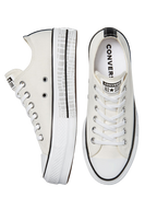 Converse Chuck Taylor All Star Plataforma Ox Beige/Gris