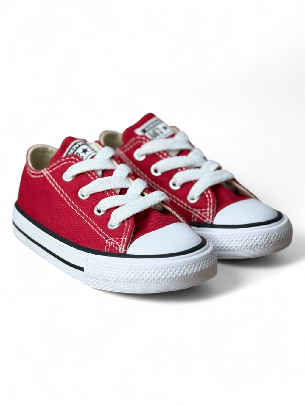 Converse Chuck Taylor All Star Ox Infantil Rojo