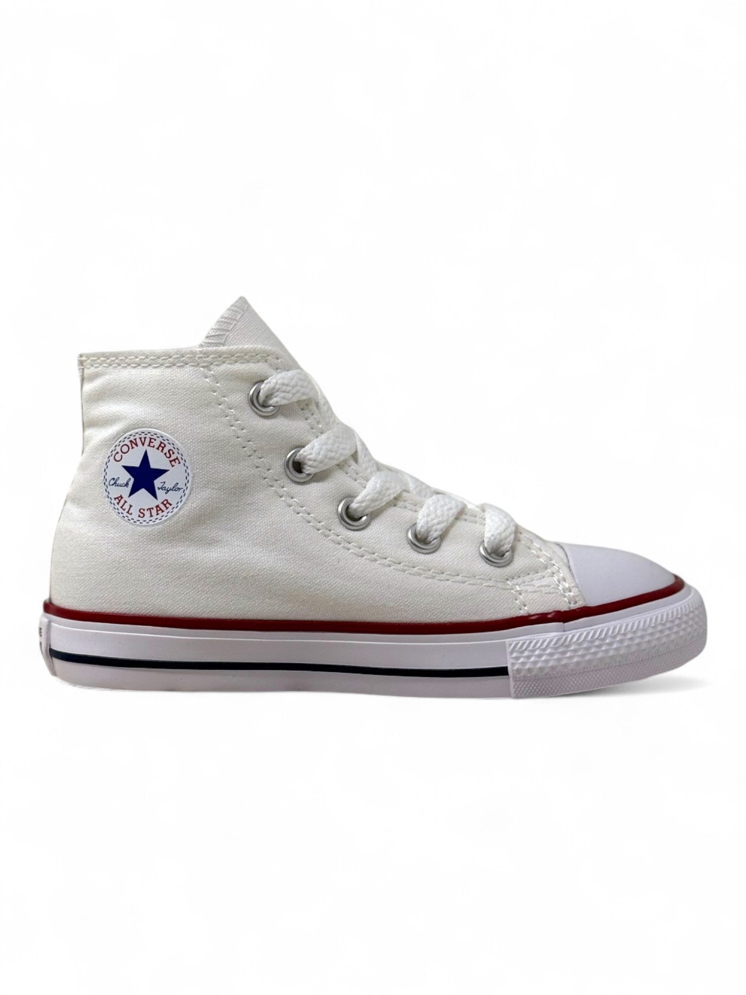 Converse Chuck Taylor All Star Hi Infantil Blanco