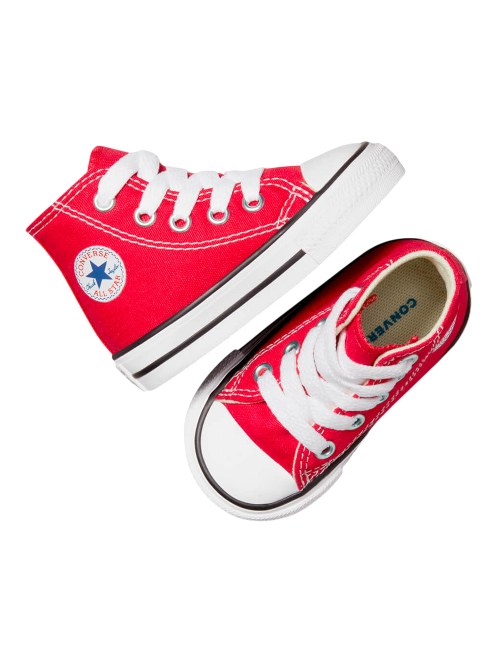 Converse Chuck Taylor All Star Hi Infantil Rojo