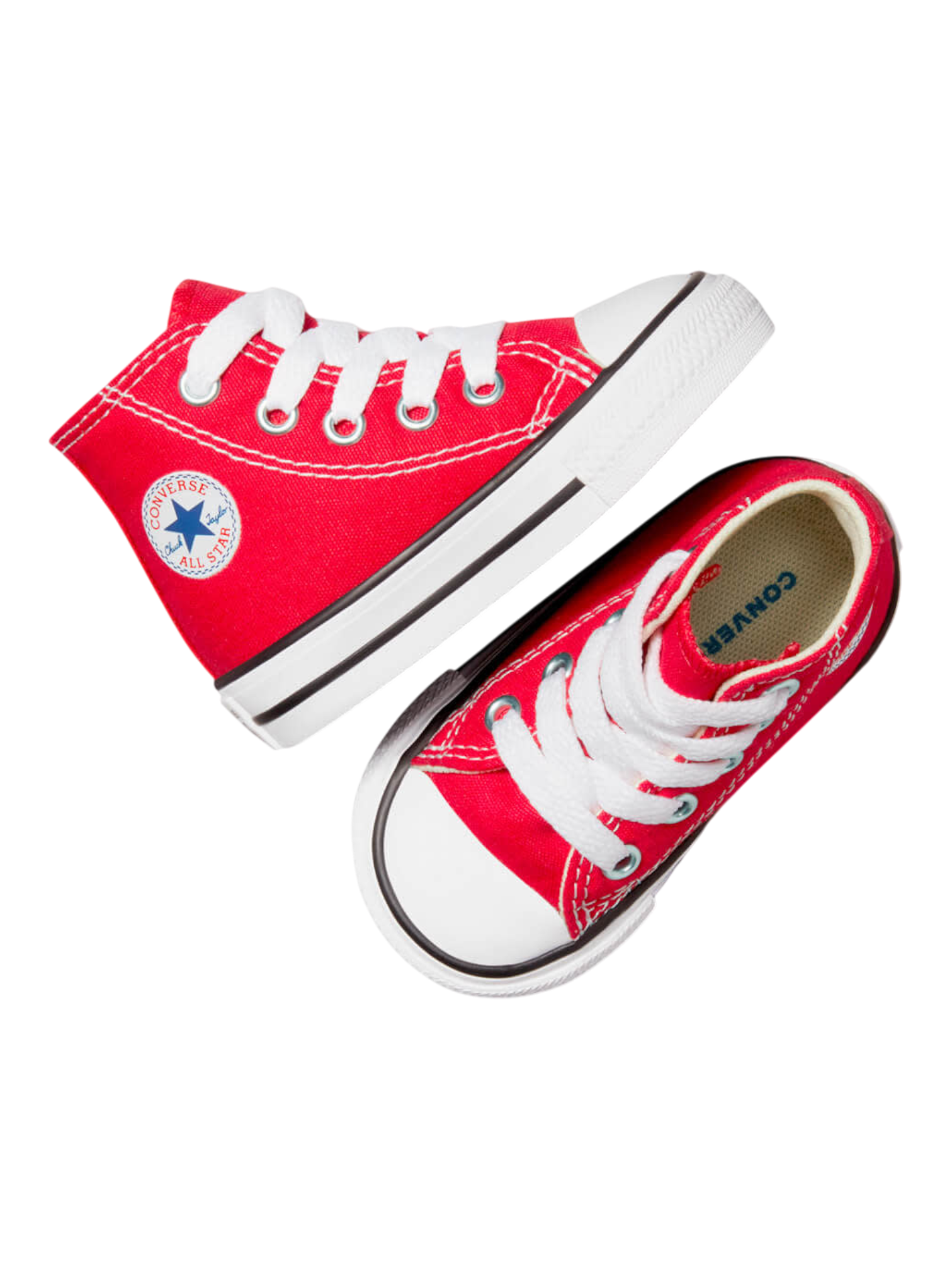 Converse Chuck Taylor All Star Hi Infantil Rojo
