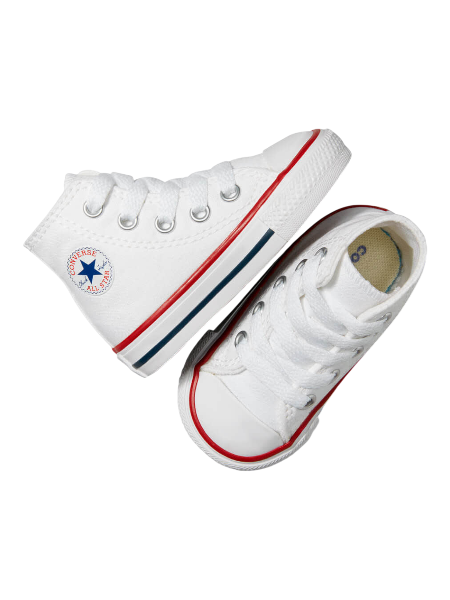 Converse Chuck Taylor All Star Hi Infantil Blanco
