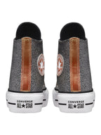 Converse Chuck Taylor All Star Plataforma Glitter Negro De Bota
