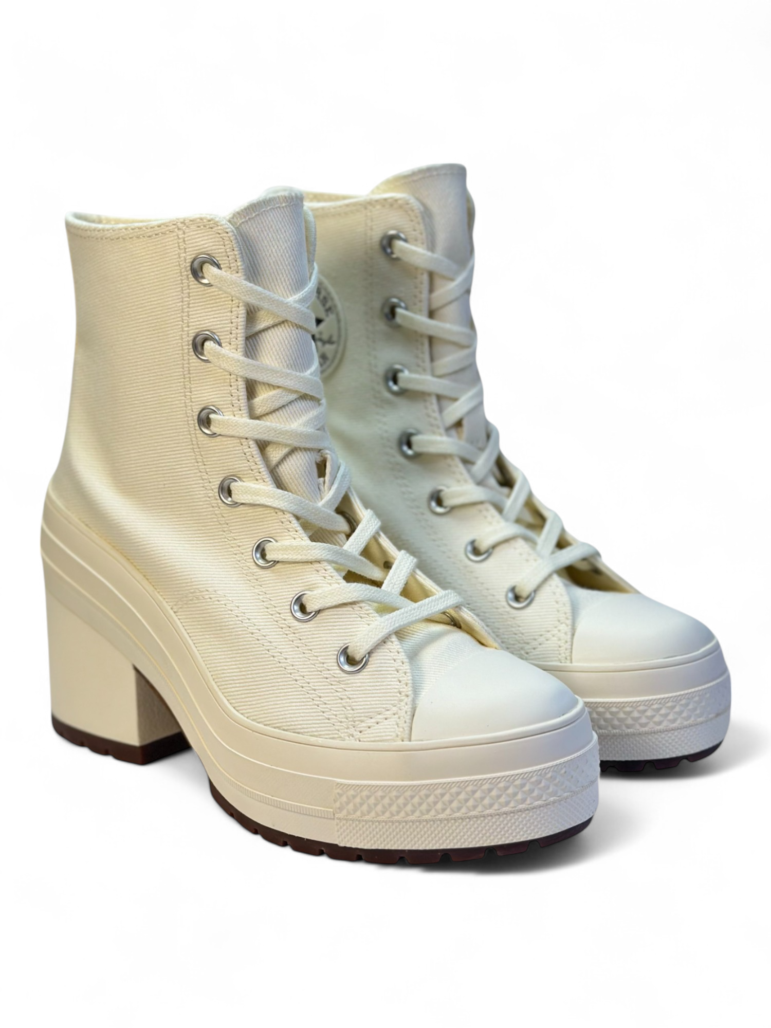 Converse Chuck 70 De Luxe Heel De Bota Beige