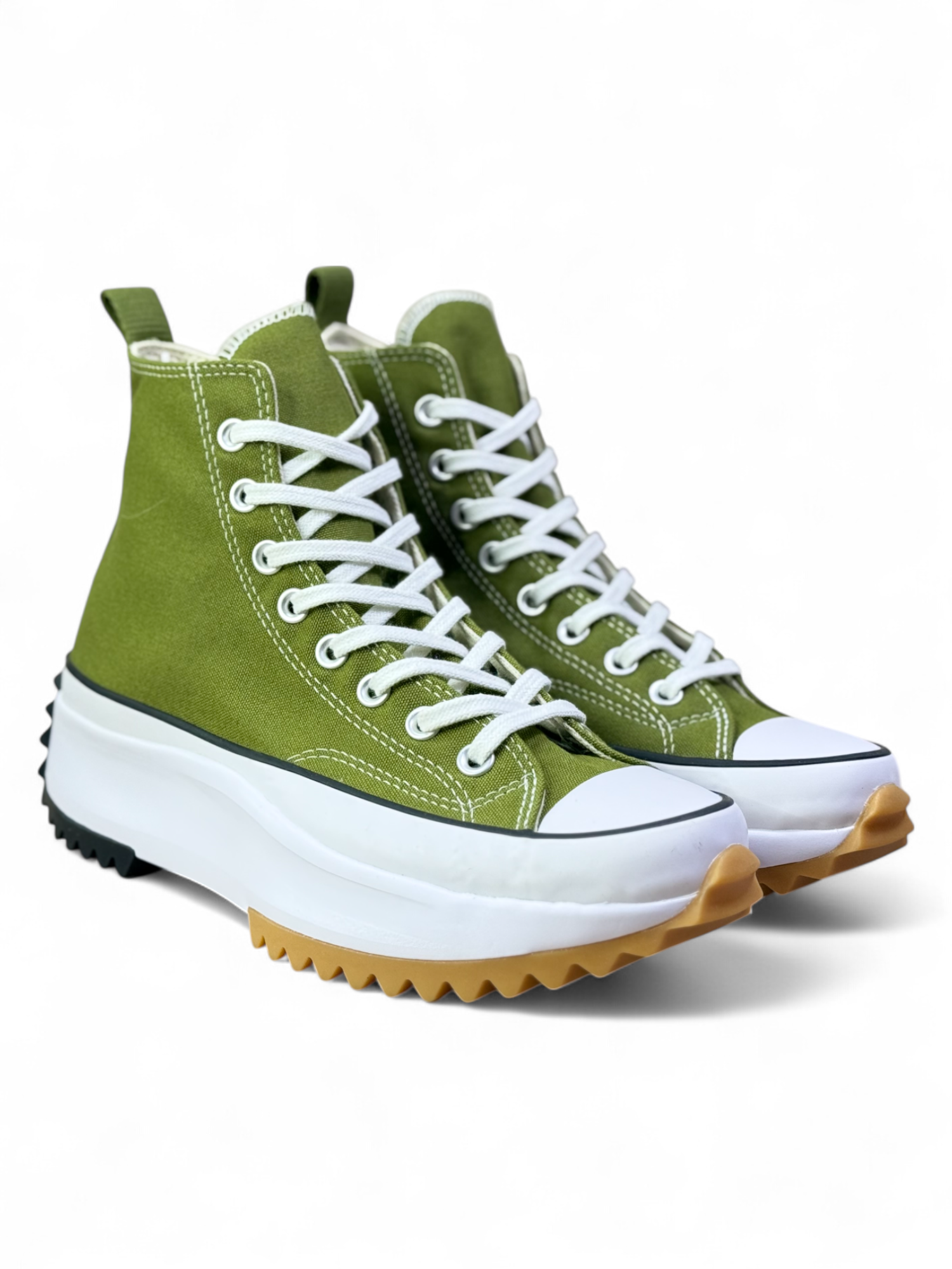 Converse Run Star Hike De Bota Verde De Lona