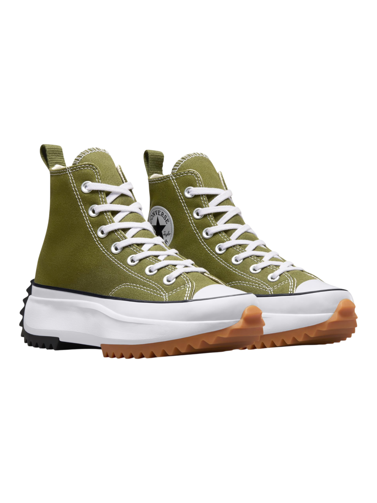 Converse Run Star Hike De Bota Verde De Lona
