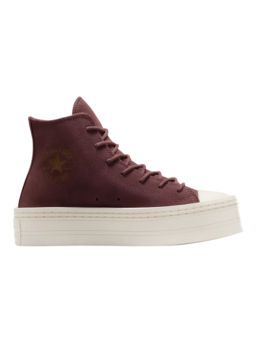 Converse Chuck Taylor All Star Modern Lift Gamuza Guinda